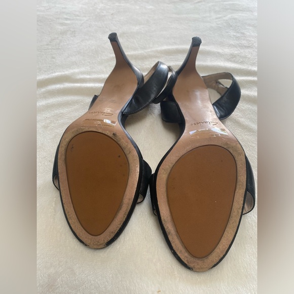 Clarks Amali Jewel Black Leather AnkleStraps Sandal Size 9 - Picture 8 of 8